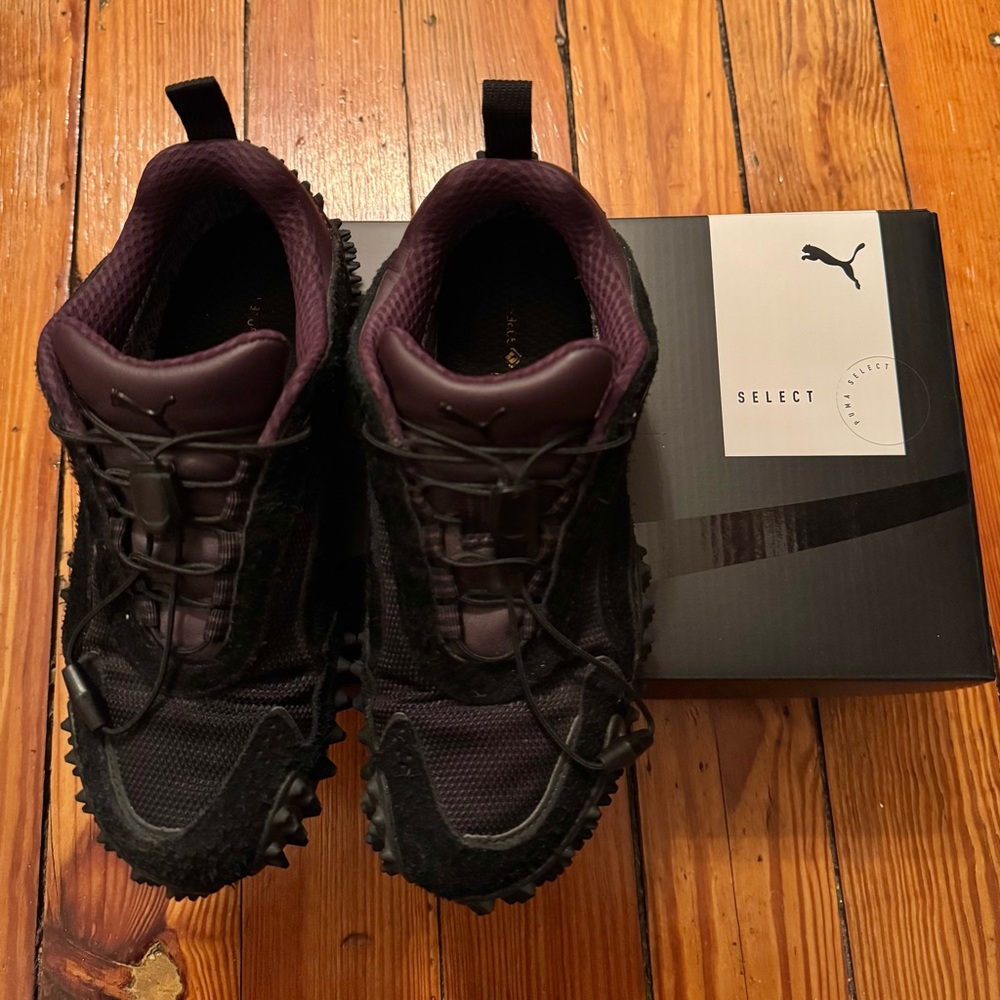 Puma Mostro XC GTX Gore-Tex® Waterproof Sneaker in black/midnight plum